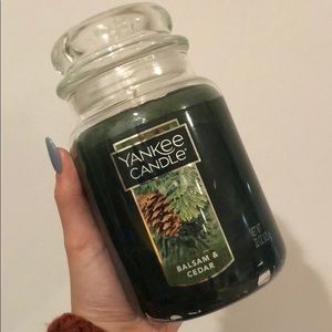 Balsam & Cedar yankee candle